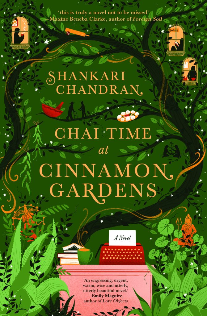 Book Cover of Chai Time At Cinnamon Gardens by Shankari Chandran